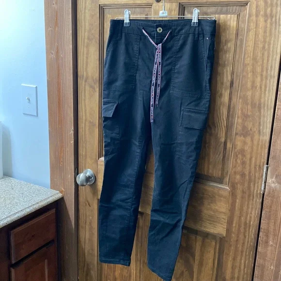 Tommy Hilfiger Women’s Black Skinny Cargo Pants Size 4 - Picture 5 of 5